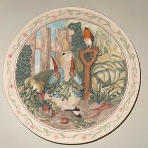 Vintage tale of Peter Rabbit 3D plate